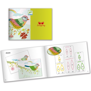 Quilling - Saisons en colimaçons - un jeu Djeco Quilling - Saisons en colimaçons - un jeu Djeco