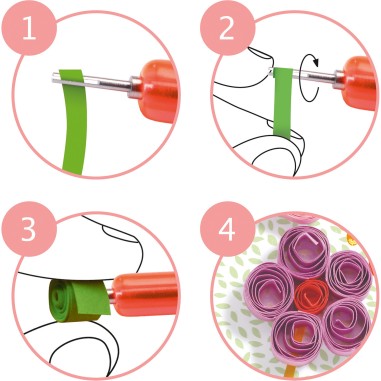 Quilling - Saisons en colimaçons - un jeu Djeco Quilling - Saisons en colimaçons - un jeu Djeco