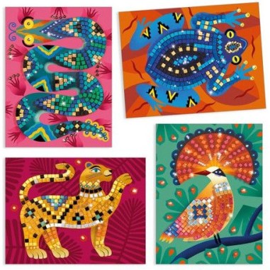 Mosaïques - Au cœur de la jungle - Djeco Mosaïques - Au cœur de la jungle - Djeco