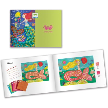 Coffret mosaïques - Le chant des sirènes - un jeu Djeco Coffret mosaïques - Le chant des sirènes - un jeu Djeco