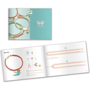 Coffret créatif bracelets kumihimo : céleste - djeco - Djeco Coffret créatif bracelets kumihimo : céleste - djeco - Djeco