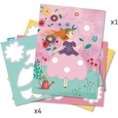 Feutres Magiques - Les jolies robes de Marie - Un jeu Djeco Feutres Magiques - Les jolies robes de Marie - Un jeu Djeco