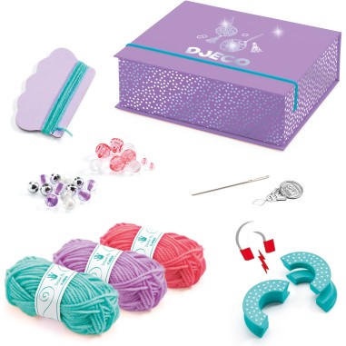 Coffret pompons pampilles - loisirs créatifs Djeco