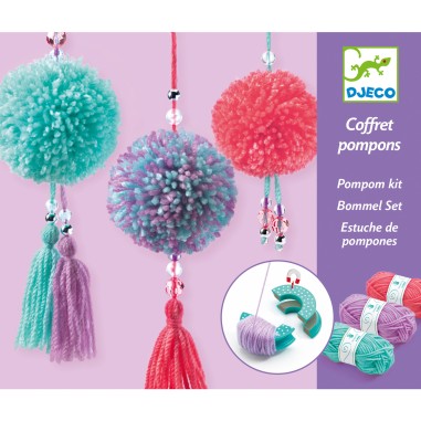 Coffret pompons pampilles - loisirs créatifs Djeco