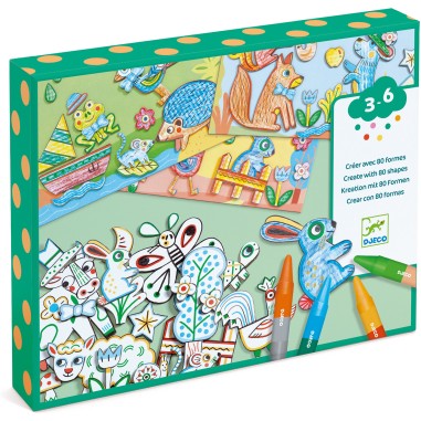 Djeco - Coloriage pour les petits - Un monde à  créer, animaux Djeco - Coloriage pour les petits - Un monde à  créer, animaux