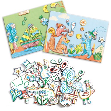 Djeco - Coloriage pour les petits - Un monde à  créer, animaux Djeco - Coloriage pour les petits - Un monde à  créer, animaux