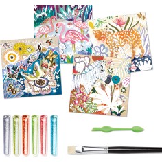 Djeco - Les plus grands - Tableau à pailleter - La lumière des sirènes 2