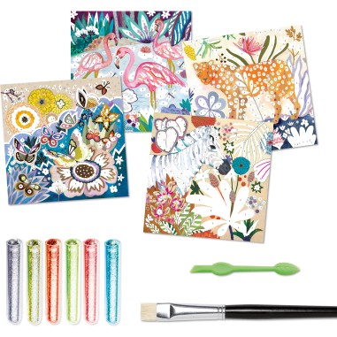 Djeco - Les plus grands - Tableau à pailleter - La lumière des sirènes Djeco - Les plus grands - Tableau à pailleter - La lumière des sirènes