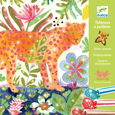 Djeco - Les plus grands - Tableau à pailleter - La lumière des sirènes Djeco - Les plus grands - Tableau à pailleter - La lumière des sirènes