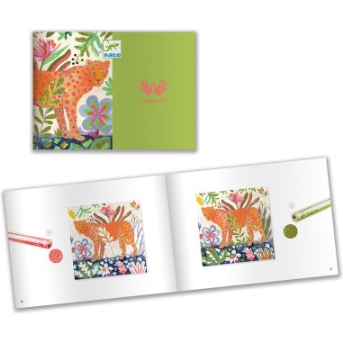 Djeco - Les plus grands - Tableau à pailleter - La lumière des sirènes Djeco - Les plus grands - Tableau à pailleter - La lumière des sirènes