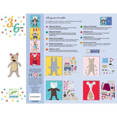 Djeco - Collages pour les petits - Collages des petits Djeco - Collages pour les petits - Collages des petits