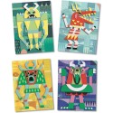 Monsters gallery collage relief - Djeco