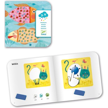 Mosaïque de Perles en Pâte à Modeler Kit Créatif Djeco Mosaïque de Perles en Pâte à Modeler Kit Créatif Djeco