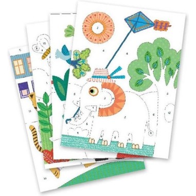 Djeco - Sables colorés - En plein air Djeco - Sables colorés - En plein air