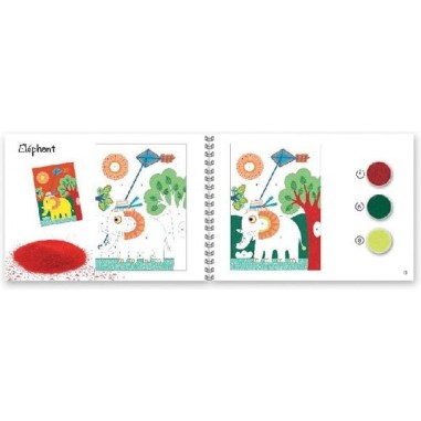 Djeco - Sables colorés - En plein air Djeco - Sables colorés - En plein air