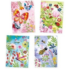 Tableau à pailleter papillons - loisirs créatifs - Djeco 2