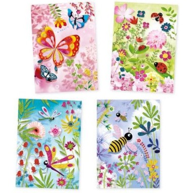 Tableau à pailleter papillons - loisirs créatifs - Djeco Tableau à pailleter papillons - loisirs créatifs - Djeco