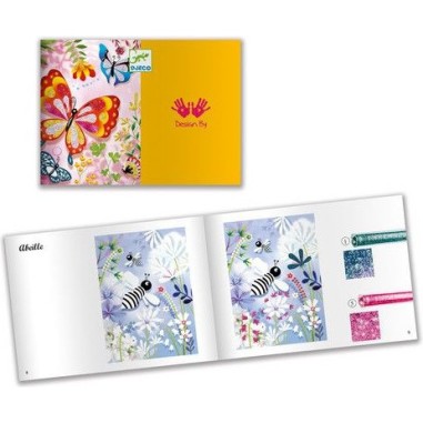 Tableau à pailleter papillons - loisirs créatifs - Djeco Tableau à pailleter papillons - loisirs créatifs - Djeco