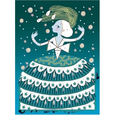 Tableau à pailleter robes - loisirs créatifs - Djeco Tableau à pailleter robes - loisirs créatifs - Djeco