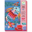 Sables colorés avec paillettes poissons - Art au numéro - Djeco Sables colorés avec paillettes poissons - Art au numéro - Djeco