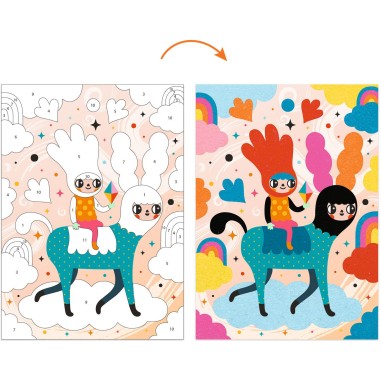 Sables colorés à croquer - loisirs créatifs Djeco Sables colorés à croquer - loisirs créatifs Djeco