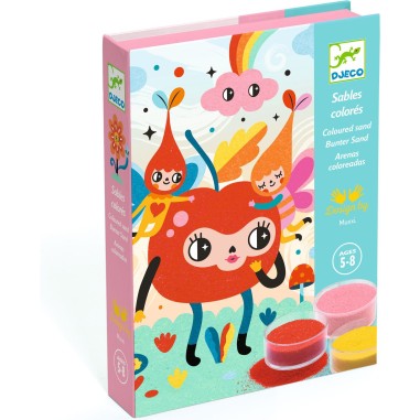 Sables colorés à croquer - loisirs créatifs Djeco Sables colorés à croquer - loisirs créatifs Djeco