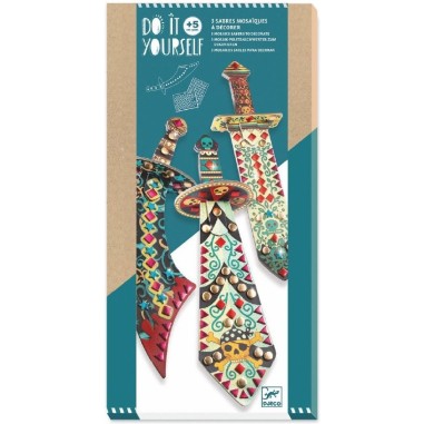 Comme un Pirate Sabres Mosaïques à Décorer Do it Yourself Djeco Comme un Pirate Sabres Mosaïques à Décorer Do it Yourself Djeco