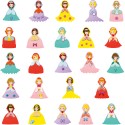 Djeco - Stickers pour les petits - J'aime les princesses