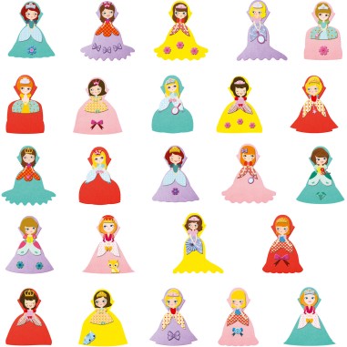Djeco - Stickers pour les petits - J'aime les princesses Djeco - Stickers pour les petits - J'aime les princesses