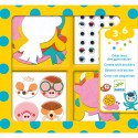 Djeco - Stickers pour les petits - J'aime les animaux