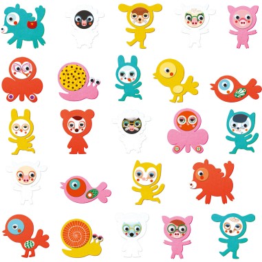 Djeco - Stickers pour les petits - J'aime les animaux Djeco - Stickers pour les petits - J'aime les animaux