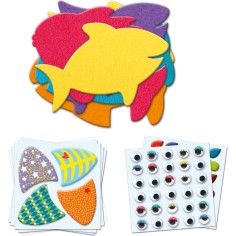 Djeco - Stickers pour les petits - J'aime les poissons 2