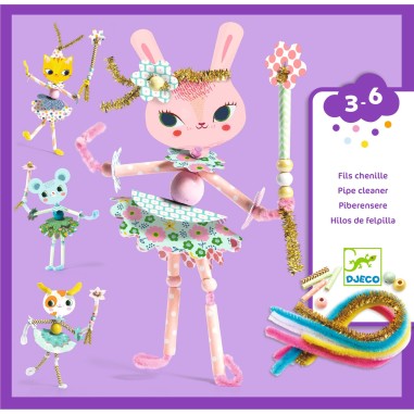 Djeco - Découpage et enfilage des petits - Mes fées à  moi Djeco - Découpage et enfilage des petits - Mes fées à  moi