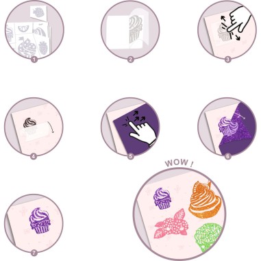 Djeco - Artistic Patch - Gourmandises Djeco - Artistic Patch - Gourmandises