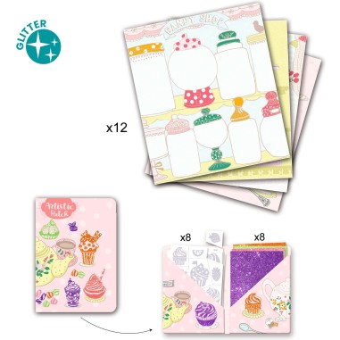 Djeco - Artistic Patch - Gourmandises Djeco - Artistic Patch - Gourmandises