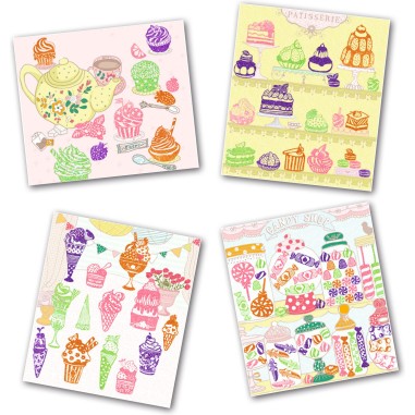 Djeco - Artistic Patch - Gourmandises Djeco - Artistic Patch - Gourmandises