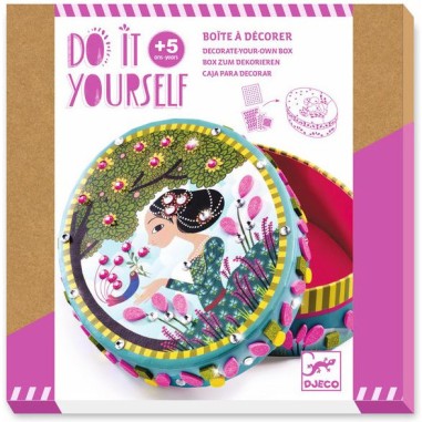 Boite à décorer petits secrets - Do it Yourself Djeco Boite à décorer petits secrets - Do it Yourself Djeco