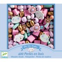 Perles en bois - Arc en ciel - : jouets, déco, puériculture - Djeco