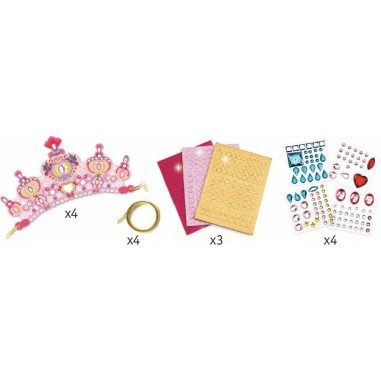 Diadèmes mosaïques à décorer - Do it Yourself Djeco Diadèmes mosaïques à décorer - Do it Yourself Djeco