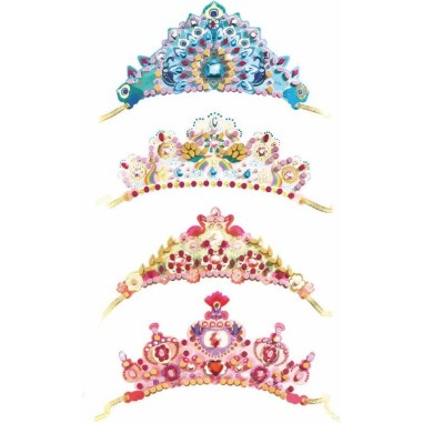 Diadèmes mosaïques à décorer - Do it Yourself Djeco Diadèmes mosaïques à décorer - Do it Yourself Djeco