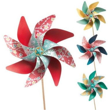 Moulins à vent Sweet - Do it Yourself - Djeco Moulins à vent Sweet - Do it Yourself - Djeco