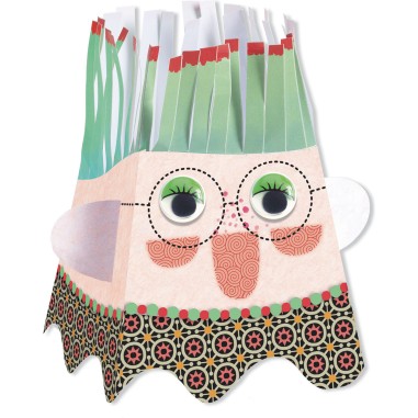 Djeco - Collages Des Petits - Coupe Coupe, Bonhommes Djeco - Collages Des Petits - Coupe Coupe, Bonhommes