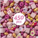 Djeco - Perles Et Bijoux - Perles Bois - Oiseaux Djeco - Perles Et Bijoux - Perles Bois - Oiseaux