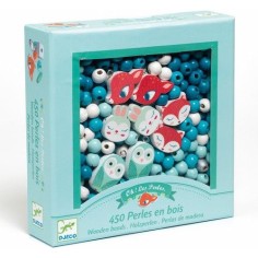 Djeco - Perles et bijoux - Perles bois - Petits animaux