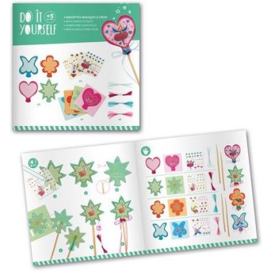 Do it Yourself - Baguettes magiques Petites fées - Djeco Do it Yourself - Baguettes magiques Petites fées - Djeco