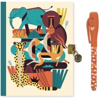 Carnet secret avec feutre magique Owen - Lovely paper by Djeco Carnet secret avec feutre magique Owen - Lovely paper by Djeco