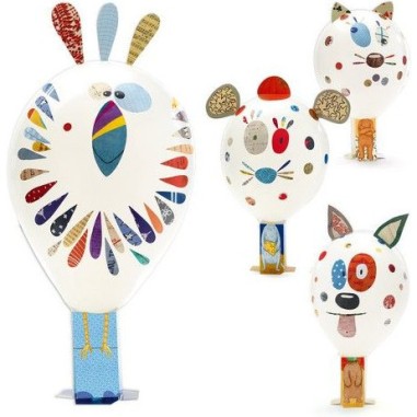 Ballons à décorer animaux - Do it Yourself Djeco