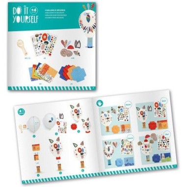 Ballons à décorer animaux - Do it Yourself Djeco