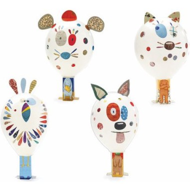 Ballons à décorer animaux - Do it Yourself Djeco