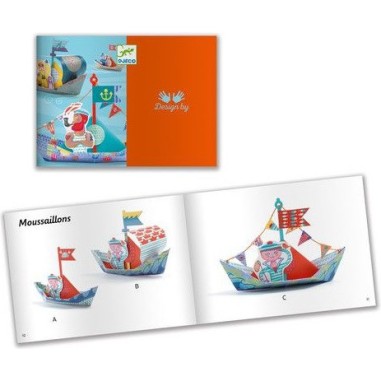Origami - Bateaux sur l'eau - Djeco Origami - Bateaux sur l'eau - Djeco